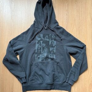 Taylor Swift The Eras Tour Women S Small Oversized Hoodie Sweatshirt Gray Black